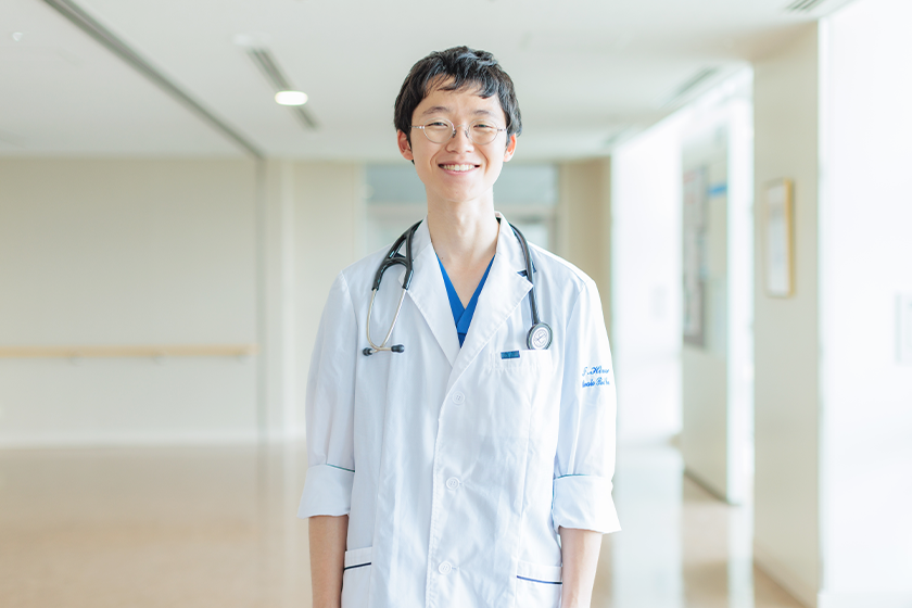 知と人間愛を兼ね備えた医師を目指して